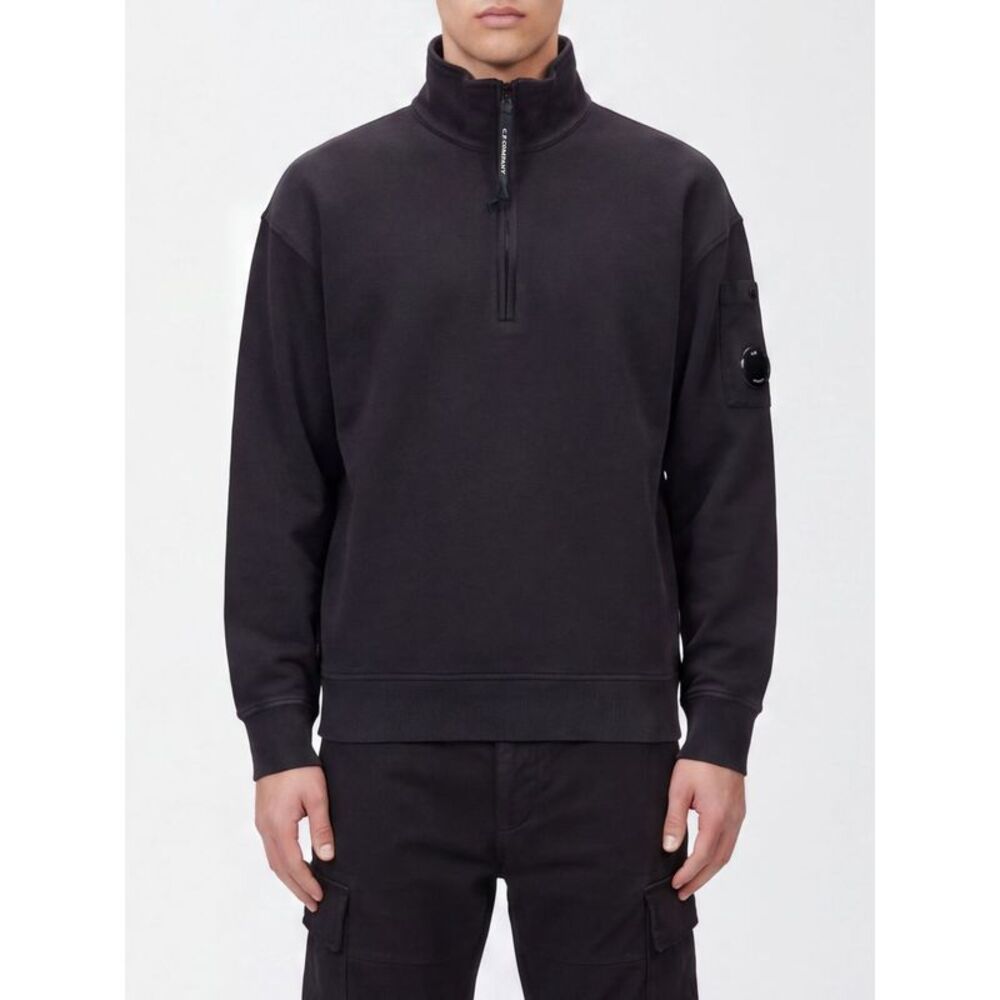 C.P. Company Men C.P. Company Cotton High Neck Half-Zip Sweatshirt